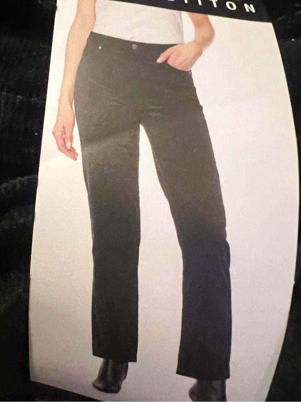 Buffalo David Bitton Women's Black Straight Leg Pants
